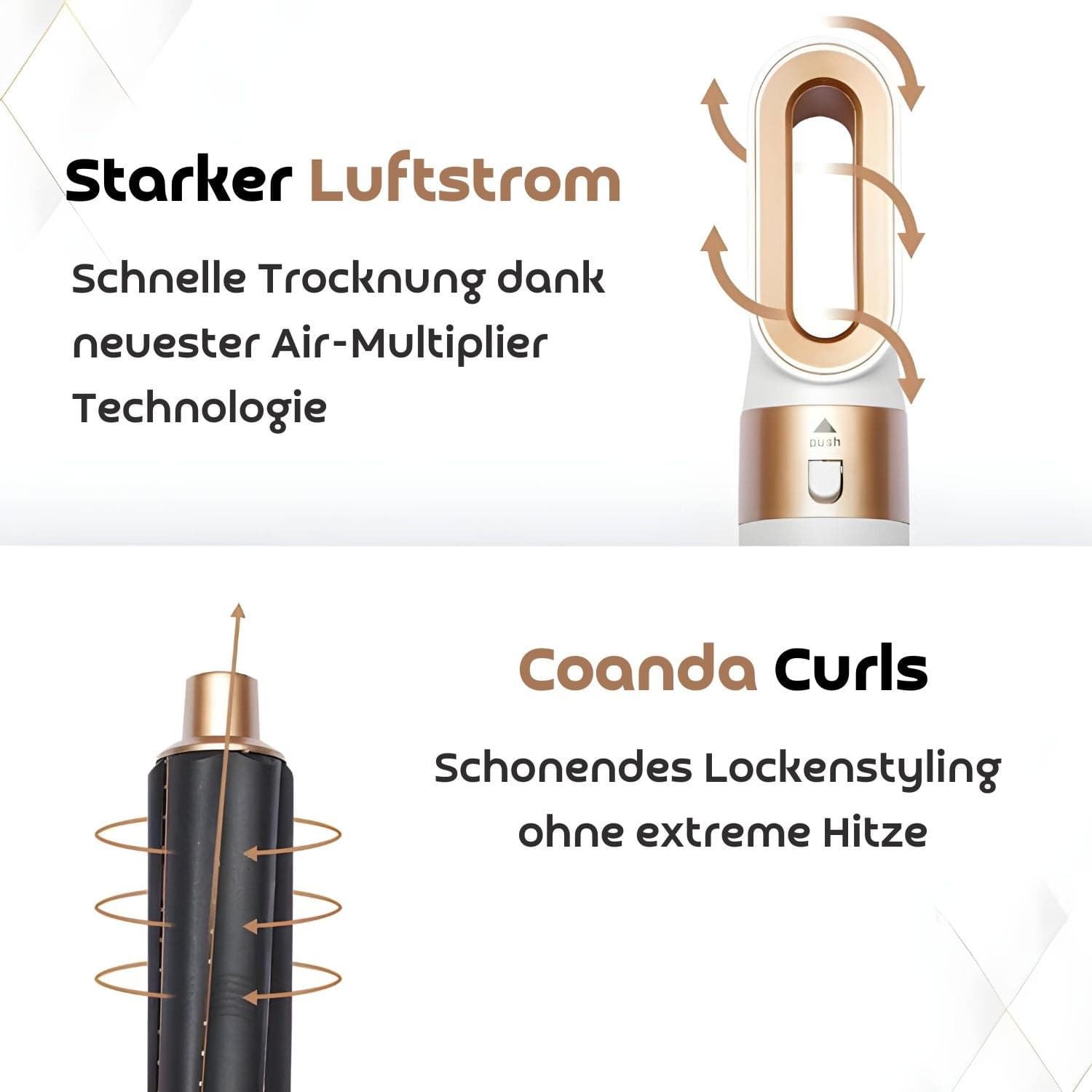 Ion-Airstyler 5 in 1 - Professionelles Styling für Deine Haare - OUBEAUTÉ hairstyler flow airstyler