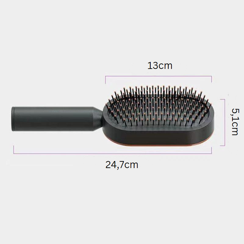 AirPro - Selbstreinigende Premium Haarbürste - OUBEAUTÉ hairstyler flow airstyler