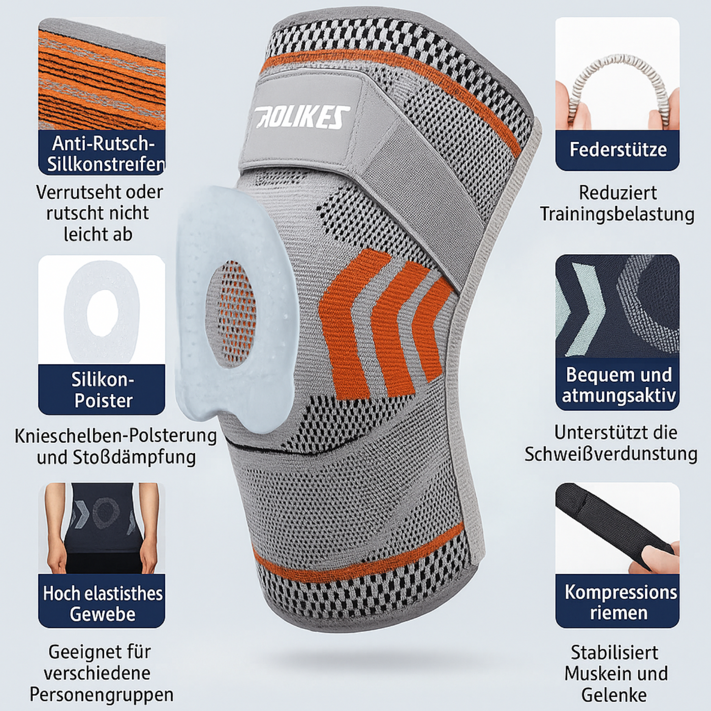 BandGuard Premium Kniebandage