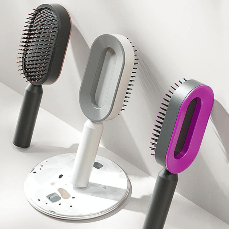 AirPro - Selbstreinigende Premium Haarbürste - OUBEAUTÉ hairstyler flow airstyler