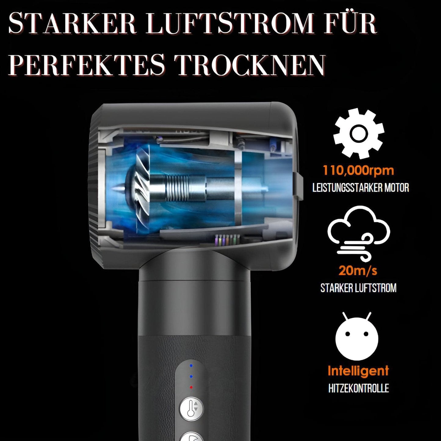 AirPro - 7 in 1 Premium All in One Multi-Hairstyler für jede Wunschfrisur - OUBEAUTÉ hairstyler flow airstyler