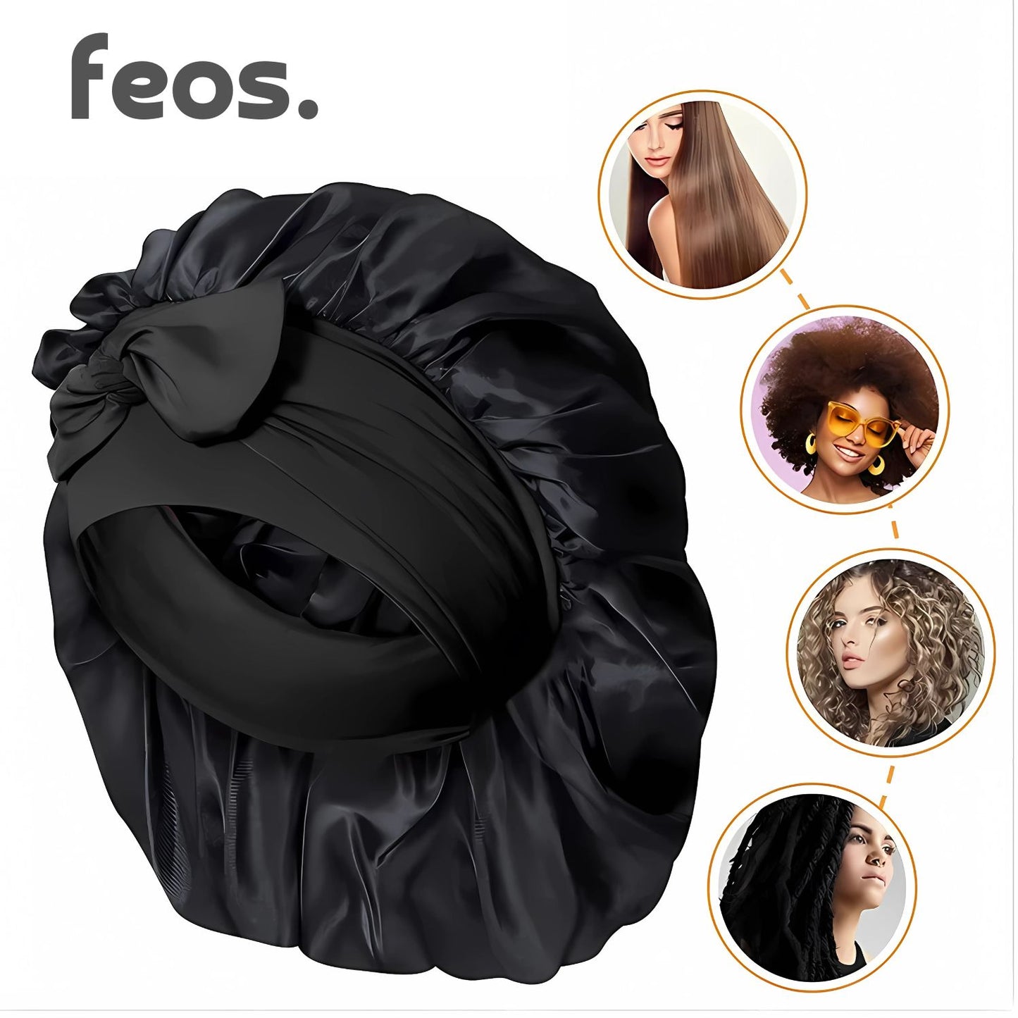 Feos - Seidenhaube für Haare