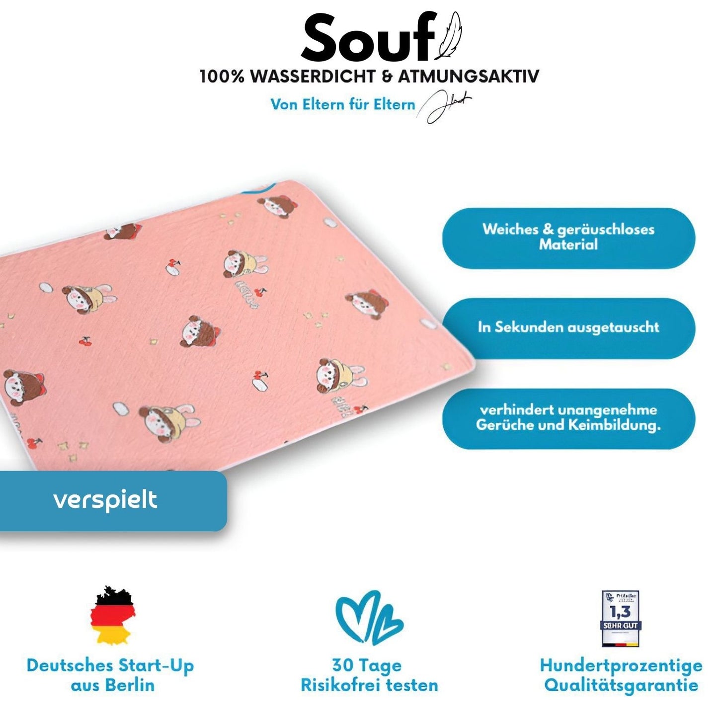 Souf- Saugfähige Kinder Schlafmatte